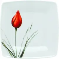 Lubiana Victoria Tulipan Dessertbord 21 cm - Elegant Porselein