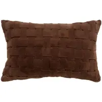 Atmosphera Nalia Jacquard Sierkussen - 50x80cm - Bruin