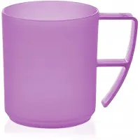 Epewex Kleurrijke Plastic Mok met Oor - 400ml - Vaatwasserbestendig
