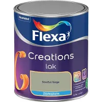Flexa - Creations Lak Zijdeglans - Soulful Sage - 750 Ml - Kleur Van Het Jaar 2027