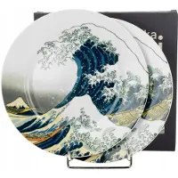 Duo Set van 2 The Great Wave Dessertschaaltjes - Hokusai Kunst