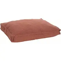 Flamingo - Kussen Adeline Rechthoekig Terracotta - 100 x 70 x 12 cm - Hondenmand - Hondenkussen