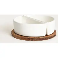 Homla | Set | FINCAN | kom op acacia standaard | set van 3 | 793714