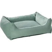 Flamingo - Mand Argon Rechthoekig Groen - 100 x 80 x 25 cm - Hondenmand - Hondenkussen
