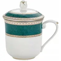 Marco polo Porseleinen Theemok met Zeef en Deksel - 400 ml