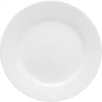 Lubiana Corona Wit Klein Dessertbord 20 cm - Stevig Porselein