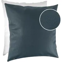 ANRO Sierkussen Groenblauw 50x50 cm - Ademend kunstleer