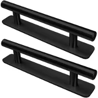 Markenlos – Set van 2 Zelfklevende Meubelhandgrepen RVS 150mm Zwart