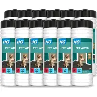 Hg 12 x - Pet Wipes - Doekjes Voor Huisdieren - 50 Doekjes - Voordeelverpakking - 12 stuks