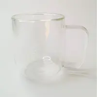 Smarthome Set van 2 Thermische Glazen Mokken 350ml - Dubbelwandig