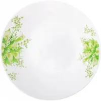 Odelo Esmene Lilies Diep Soepbord 20 cm - Wit met Bloemendecor
