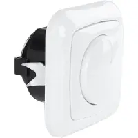 Q-Link dimmer - inbouw - LED - 3-60W - druk-wissel - met afdekraam - polarwit
