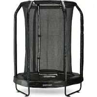Deryan Kinder Trampoline 140cm - Met Veiligheidsnet - Zwart