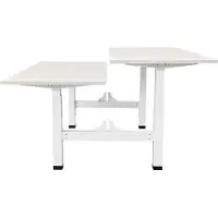Sedero Elektrisch verstelbaar duo bureau - 160x80 cm - Two dual motor - Wit