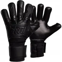 Football Masters Varis X All Black Keepershandschoenen - Maat 6