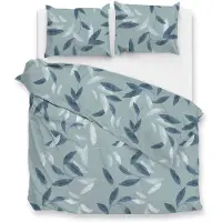 Zohome Zo Home Dekbedovertrek Flanel Astrid - blue 260x200/220cm