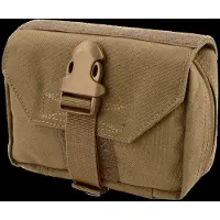 Condor First Response Pouch Coyote Brown - rip-away EHBO-pouch MOLLE