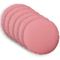 vidaXL Kussensloop 6 st HEERLEN Roze Diam. 50 cm Stof