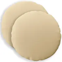 vidaXL Kussensloop 2 st HEERLEN Beige Ø 60 cm Polyester