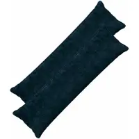 vidaXL Kussensloop 2 st HOUTEN Marineblauw 40 x 145 cm