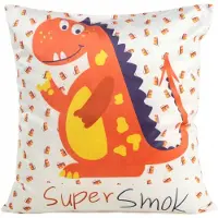 Eurofirany Kinderkussenhoes Draak 45x45cm velours