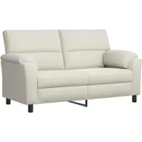 vidaXL Bank Crèmekleurig 174 x 85 x 93 cm fluweel