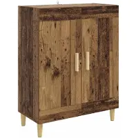 vidaXL Dressoir Oud hout 69,5 x 34 x 90 cm Bewerkt hout