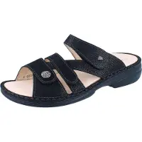 Finn Comfort Muiltjes 'Pantolette Damen 82568 274099 Echtleder in schwarz' zwart