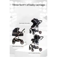 OEM Reisbuggy met drie standen, voorzien van een aluminium frame. Geschikt voor gebruik vanaf de babyleeftijd tot de peuterleeftijd. Verstelbaar in hoogte. Kleur: groen