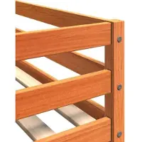 OEM Enkelbed – Bed van massief hout – Stapelbed – Kinderbed – Enkelbed met 2 grote lades – 75x190 cm – Houten design