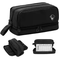 Merkloos Multipocket XL Etui - Grote Pennenhouder voor School en Universiteit