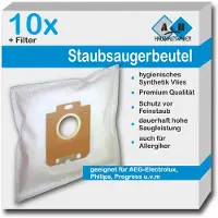 Dripio 10 stofzuigzakken voor Expert 1800 EXP, compatibel met Swirl PH86