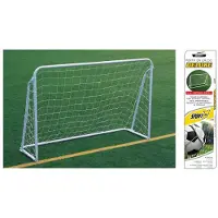 Merkloos Wit voetbaldoel, 180 x 60 x 120 cm, voor gebruik in de tuin