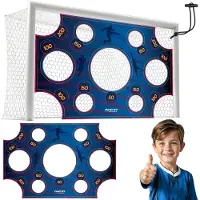 Merkloos Waterdicht voetbaldoel, 300 x 200 cm, met schotgaten, voor training