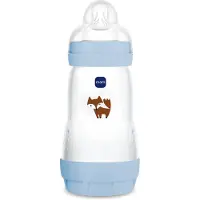 Mam Babyflesje - Easy Start Anti-colic - 260ml - Blauw - - OneSize - Babyflesjes