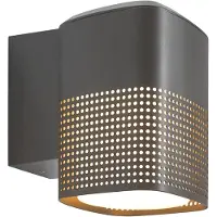 Nordlux Wandlamp buiten Sidara, dimbaar, alu / grijs / zink, Aluminium, Modern, Wandlamp buiten