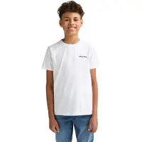 Petrol Industries T-shirt wit Jongens Katoen Ronde hals Logo - maat 128