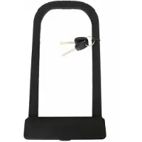 MSCH Copenhagen Siliconen Bogenhangslot, zwart, 150x290 mm. Zwart, 150x290 mm