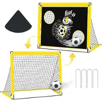 Merkloos Voetbaldoel, pop-up voetbalnet, 4 grondnagels, draagtas, voor tuin