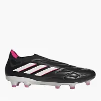 Adidas Heren copa pure+ laceless own your football pack fg firm ground voetbalschoenen - Core Zwart/Zero Metalic/Team Shock Pink