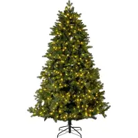 Intratuin Kunstkerstboom Flachau Met 500 Lampjes Warm Wit D 143 H 210 Cm