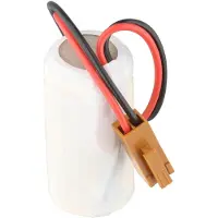 AccuCell Batterij voor opslag, 3V, geschikt voor Cutler Hammer, 1200mAh lithiumbatterij, met 2/3A kabel en connector