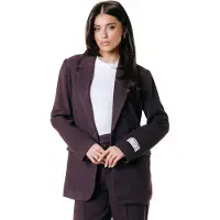 Colourful Rebel Gemma Herringbone Single Breasted Blazer - Maat m