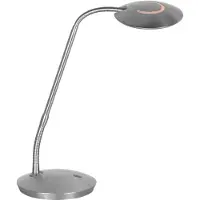 Steinhauer Stalen tafellamp Zenith 2 – verstelbare LED bureaulamp met dimmer