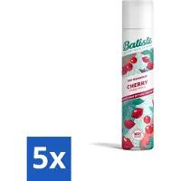 Batiste - Kersen - Droogshampoo - Kersenbloesemgeur - Verfrist en geeft volume - 200 ml - Voordeelverpakking - 5 stuks