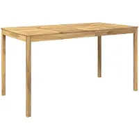 vidaXL Tuin Bar Tafel Wit 196 x 100 x 105 cm Massief Acacia Hout