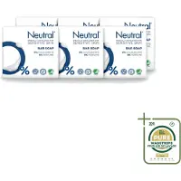 Neutral 6 x – Zeepblok – Parfumvrij – 2×100 g - Wasstrips - Gevoelige Huid - Droge Huid - Milde Zeep - PH-neutraal - Parfumvrij