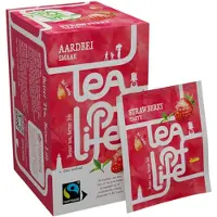 Tea Of Life - Strawberry - 100 x 1.5 gram - Omdoos 6x