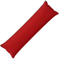 vidaXL Kussen met kussen HOUTEN Rood 40 x 145 cm Faux Linnen