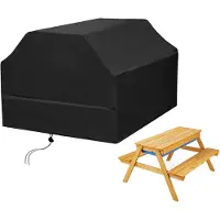 Merkloos Kinderpicknicktafelhoes, waterdicht, 100x90x60 cm, Oxford stof, voor buiten